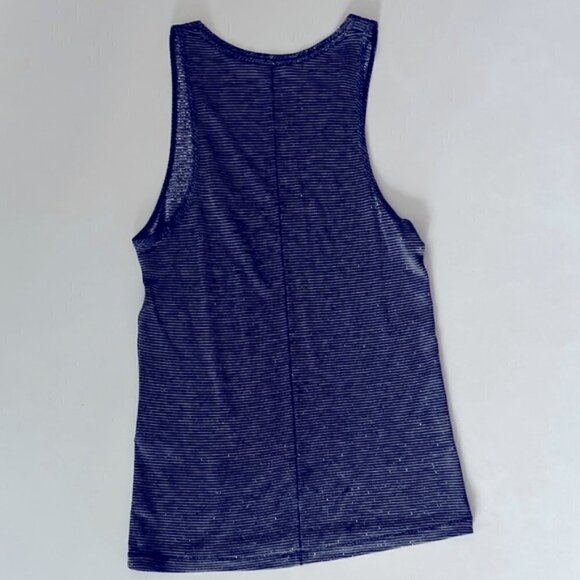 Rag & Bone Silver Metallic Tank Top - Picture 7 of 12